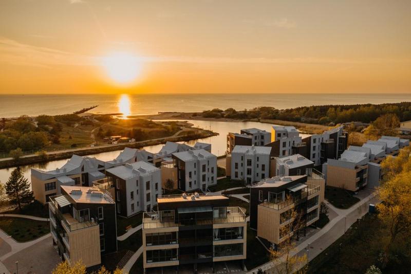 Sventosios Vartai Uosto Apartamentai Šventoji Exteriör bild